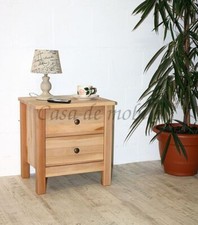 Massivholz Nachtkommode mit