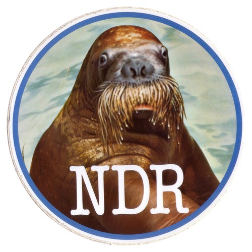 Großer ndr werbeaufkleber - großer,