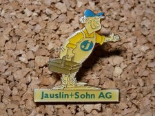  Pin Button Jauslin + Sohn AG Schweiz Sanitärinst.Anstecker Pinsammlung Konvolut