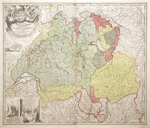 Schweiz original kupferstich - schweiz,