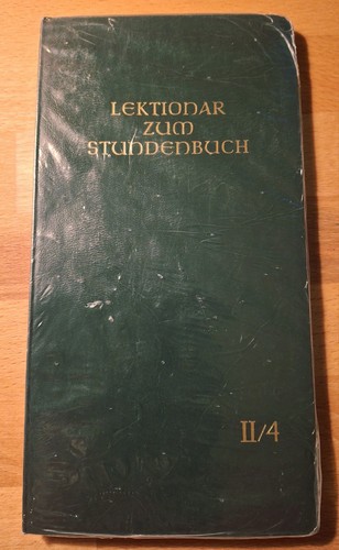 Lektionar zum stundenbuch - lektionar,