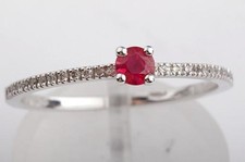 Ring Weiß Gold 18K 750 mit