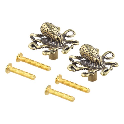 Messing oktopus türdrücker - messing,