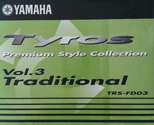Yamaha Tyros Premium Style Vol 3 Traditional TRS-FD03 - Lagerabverkauf