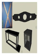 Bauplan CD Pranger Strafbock Fetisch Andreaskreuz 