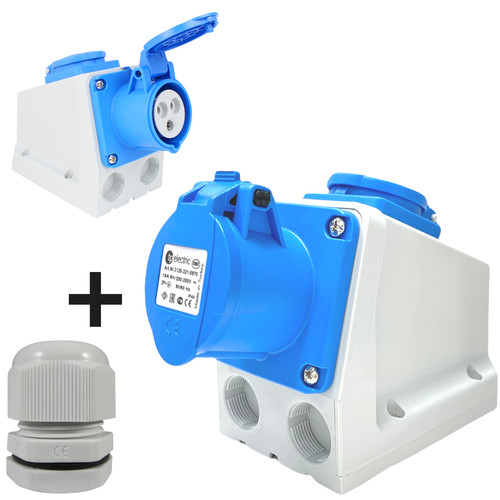 Schuko cee adapter verteiler - adapter,