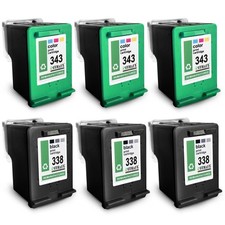 6x MWT PRO Tinte 3+3 f�r HP