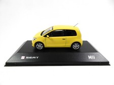 Seat Mii Yellow Sunflower 1:43 - Fischer Diecast Dealer Miniatur Modellauto SE07