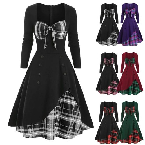 Damen gothic kleid - damen,