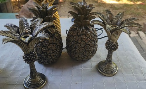 Tlg ananas deko - deko-set, gold