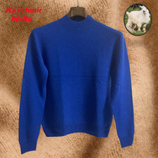 Modischer Damenpullover 100% Kaschmir Wolle Kl. Stehkragen Top Qualität  Neu