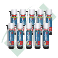 SOUDAL Soudafoam 2K Montageschaum Zargenschaum Schaum 10 x 400 ml 