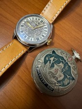 Hand made Armbanduhr MOLNIJA Kal.3603 COLUMBUS DISCOVERY DAY USSR mechanisch HAU