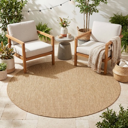Outdoor teppich rund sisal - outdoor,