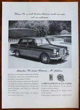 ROLLS-ROYCE Modell Typ PRINCESS R Vanden Plas - ganzseitige Werbung von 1964