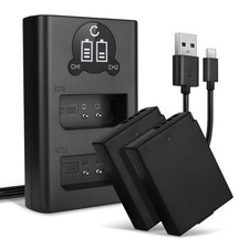 2x Kamera Akku + Dual