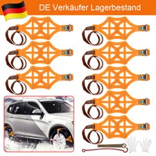 8tlg Auto Stabile Schneeketten Anfahrhilfe Schnee Reifenkette Eis Reifen Stabile