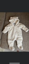 Gap Overall Baby 0-3 Monate Wie Neu Kuschelig Teddy Fell