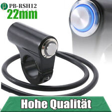 7/8 22mm Lenkerschalter Scheinwerfer Drucktaster Für Motorrad Wasserdicht LED