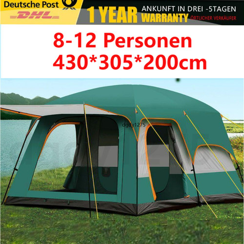 12personen campingzelt - 8-12personen,