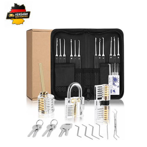 Lockpicking set teilig - lockpicking-set, 34-teilig
