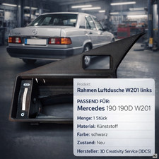 Luftdusche Rahmen links