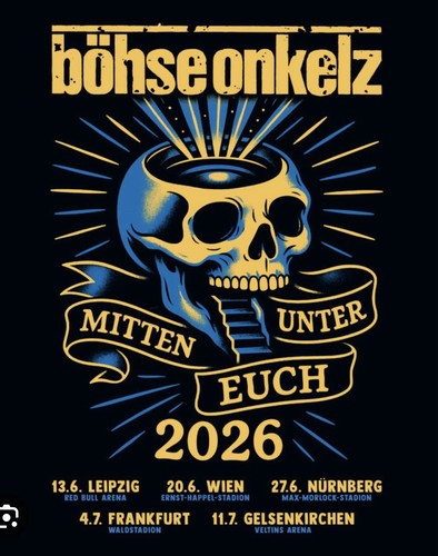 Böhse onkelz konzertticket - onkelz,
