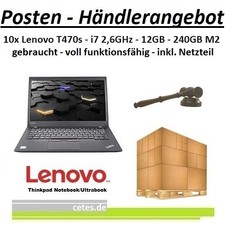 Posten & Händlerangebot - 10x Lenovo Thinkpad T470s Notebook