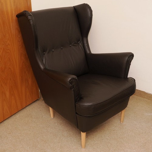 Ledersessel ikea strandmon - ledersessel,