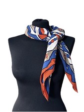 Hübsches Seiden-Tuch 90x90cm