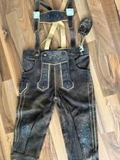 Kinder Lederhose lang Größe