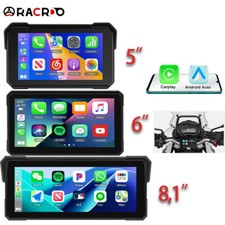 5"/6"/8" Motorrad GPS Navigator Carplay Navigation Wasserdicht Touchscreen BT