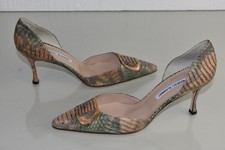 Neu Manolo Blahnik Exotischer