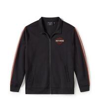 Harley-Davidson Sweatjacke H-D Essential Fleece, Schwarz, Mischgewebe, Gr. M-3XL