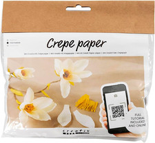 Mini Craft Sets Crepe Paper Flowers Magnolia Branch Crafting Beautiful Crepe