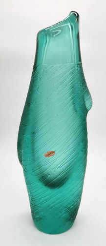 Czech art glass block - block, vase