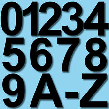 15cm schwarz Aufkleber Hausnummer Wunsch Wahl Nummer Zahl Ziffer Buchstabe ABC