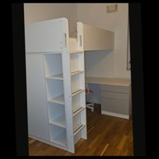 Ikea Kinderbett Smastad 90x200 cm inkl. Stuhl