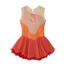 DE Mädchen Eiskunstlauf Kleid