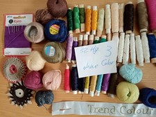 **Handarbeit Zwirne, Garne,  Perlgarne, Stopfgarn, Stopfzwirn Nr. 3- TOP**