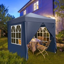 Pavillon 2x2m Faltpavillon Gartenzelt Partyzelt Festzelt faltbar Wasserdicht UV