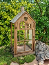 NEU XL Holzlaterne mit Herz