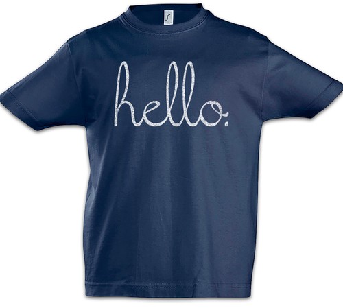 Hello kids boys shirt fun - hello,