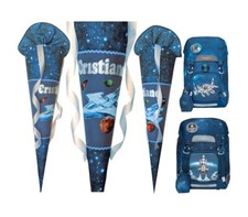 Raumschiff Schultüte 70cm – Stoffschultüte mit Namen - Space-Mission - Spaceship