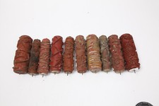 10x Musterwalzen Malerwalzen Strukturwalze 15cm - sehr dreckig, Schäden (1366)