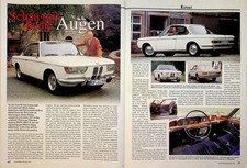 Oldtimer Praxis 1647) BMW 2000 CS mit 120PS in einer seltenen Vorstellung auf 4