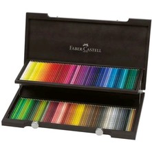 Faber-Castell Polychromos Holzkoffer  120 Stück   FABER CASTELL Farbstifte