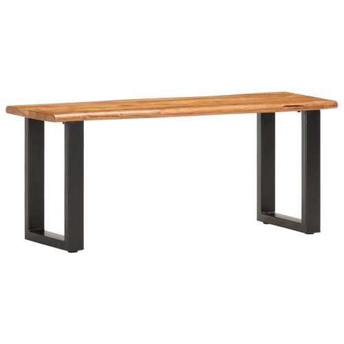 Akazie massiv sitzbank 110cm - massiv,