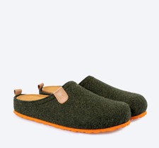 ROHDE Napoli Herren Hausschuh Pantolette Filzpantoffel grün 6900-67