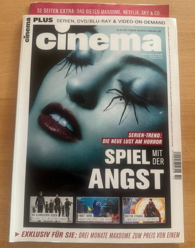 Cinema filmmagazin heft - cinema,